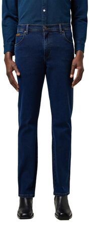 Чоловічі джинси Wrangler Texas Stretch W121XU13M заужені (Tapered), колір Rustic Navy, розмір 42W/32L