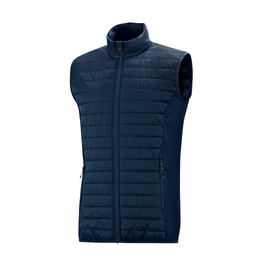 Чоловічий утеплений жилет JAKO Corporate Teamwear з еластичними вставками, синій, розмір XL