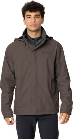 Чоловіча вітро- та водонепроникна куртка VAUDE Escape Light Jacket, дихаюча легка куртка для дощу (XXL, deer brown)