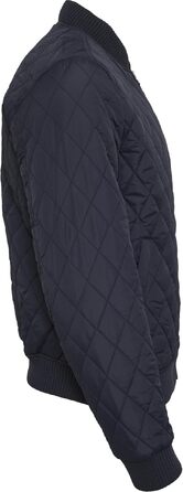 Чоловіча стібана куртка Urban Classics Diamond Quilt, темно-синя, розмір 5XL