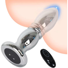 Анальні вібратори Qhysin з пультом дистанційного керування: 10 режимів, для чоловіків та жінок, стимулятор простати, секс-іграшки