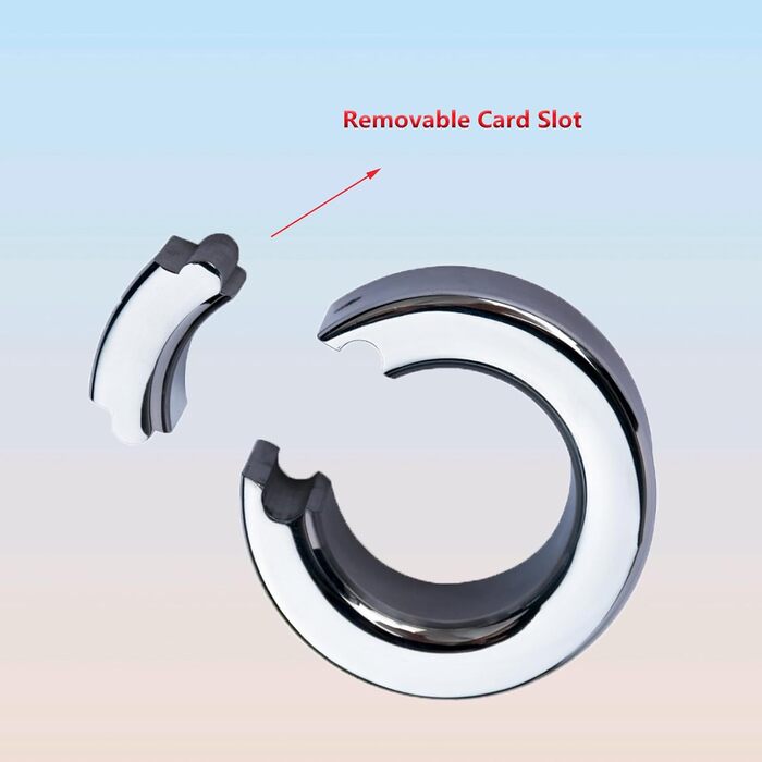 Сталевий кільцевий стимулятор для чоловіків SeLgurFos - важкий, знімний, для SM-ігор, преміум-якість