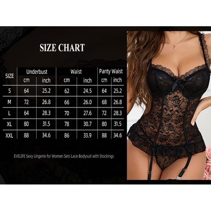 Сексуальний боді з мережива, жіноча білизна, комплект. Сет сексуальних боді з квітковою мереживом, нічна сорочка-бабочка з G-стрінгом та мереживними панчіхами. Комплект нижньої білизни темно-зеленого кольору, розмір M