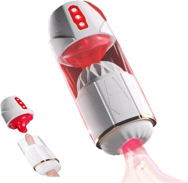 Електричний мастурбатор OnundOn для чоловіків та жінок, 3-в-1, 10 режимів вібрації