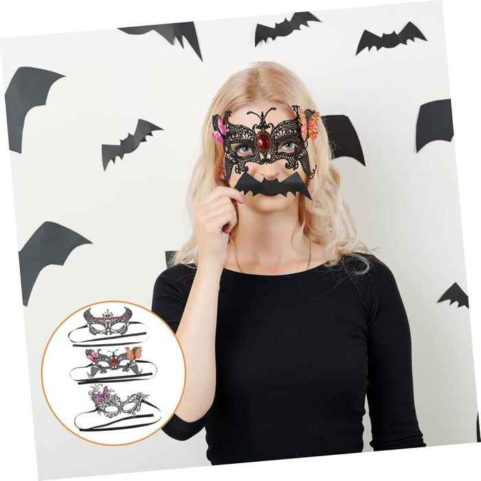 Маска для обличчя у вигляді голови бика, 12 шт. - аксесуар для вечірки, карнавалу, костюму, Венеціанської маскарки, тканинна