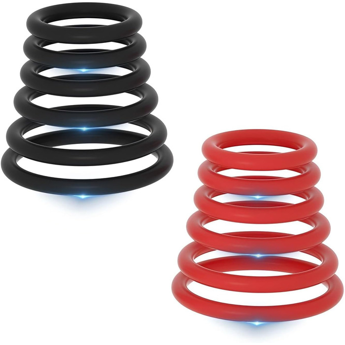 Насос для збільшення пеніса з манометром, 6 кілець для тренування ерекції, секс-іграшка для чоловіків