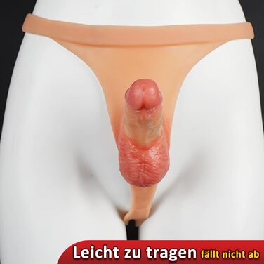 Реалістична пеніс-манжета з венами та яєчками для чоловіків та жінок, SM-іграшка, збільшувач пеніса