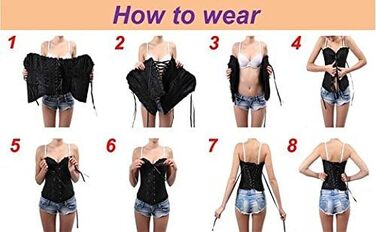 Корсетне спіднє PhilaeEC з мереживом та атласом для жінок, весільні аксесуари, стрінги XXL чорного кольору