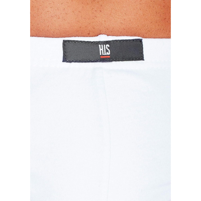 Чоловічі шкарпетки H.I.S. з комфортною посадкою з бавовни, мультипак, чорний та білий (L, білий)