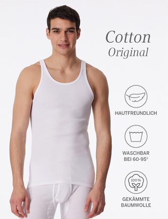 Труси чоловічі Schiesser 2 шт. Sportslip з вирізом, Original Feinripp, XXL, чорний