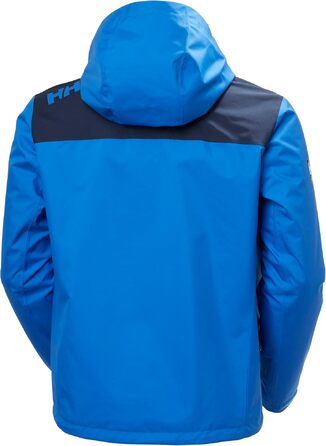 Чоловіча утеплена куртка Helly Hansen Midlayer Crew Jacket 2.0 з капюшоном, водонепроникна outdoor-куртка (XXL, Kobalt 2.0)
