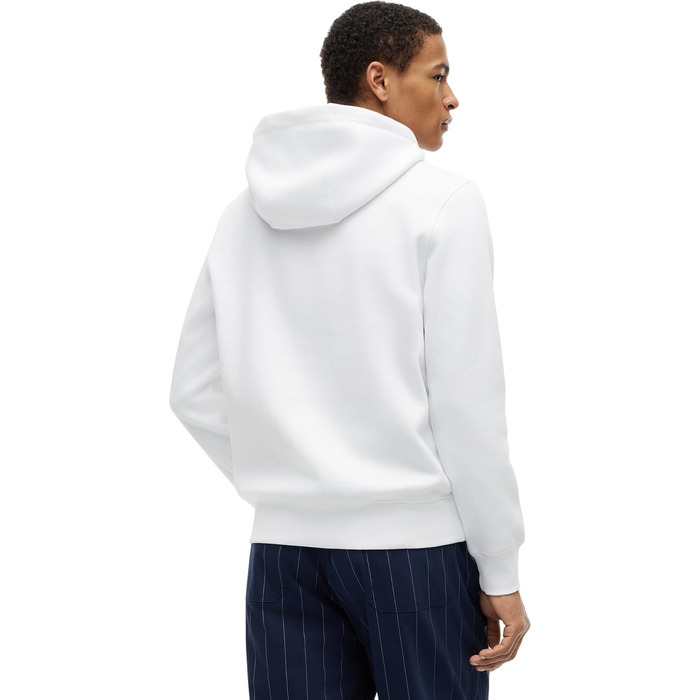 Чоловічий худі Tommy Hilfiger з капюшоном та логотипом, білий (розмір M)