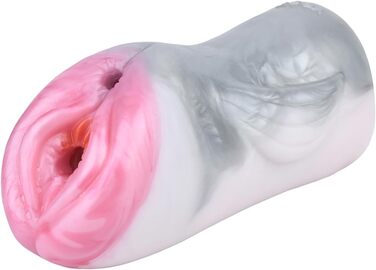 Силіконовий мастурбатор для чоловіків Qiyasex 2-в-1 з реалістичним дизайном тварин