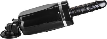 Вібратор EIS, масажер для тіла з функцією імпульсу, 40 см, перезаряджається, міцний присосок, 4 програми вібрації та 3 інтенсивності