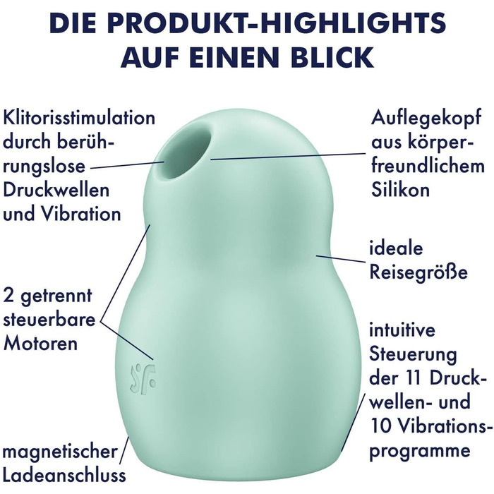 Вібратор Satisfyer Pro To Go 1: подвійний мотор, компактний, водонепроникний (IPX7), для жінок