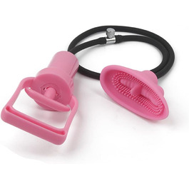 Вакуумний жіночий секс-іграшка для стимуляції клітора та вагіни, рожева