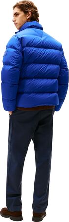Чоловіча пуховика Tommy Hilfiger Down Stand з коміром-стійкою, синя (Wedge Blue), розмір M