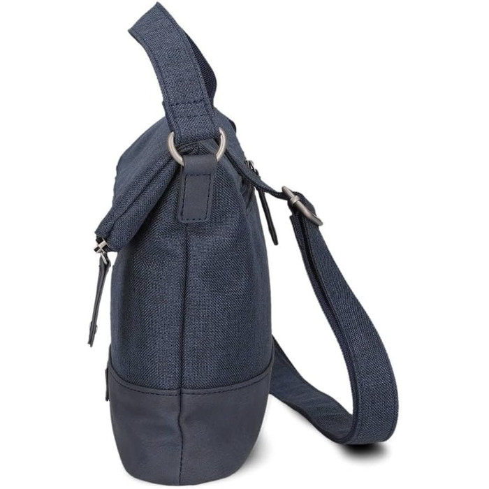 Жіноча сумка-месенджер Zwei Olli OT6 Rolltop, водовідштовхуюча крос-боді сумка через плече, 2.4 л, двоколірна (Navy)