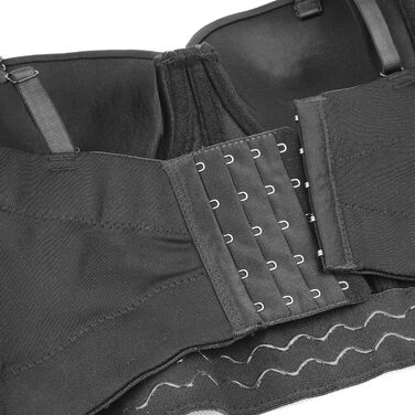 Корсет жіночий ELLACCI з діамантовими перлами та стразами, чорний