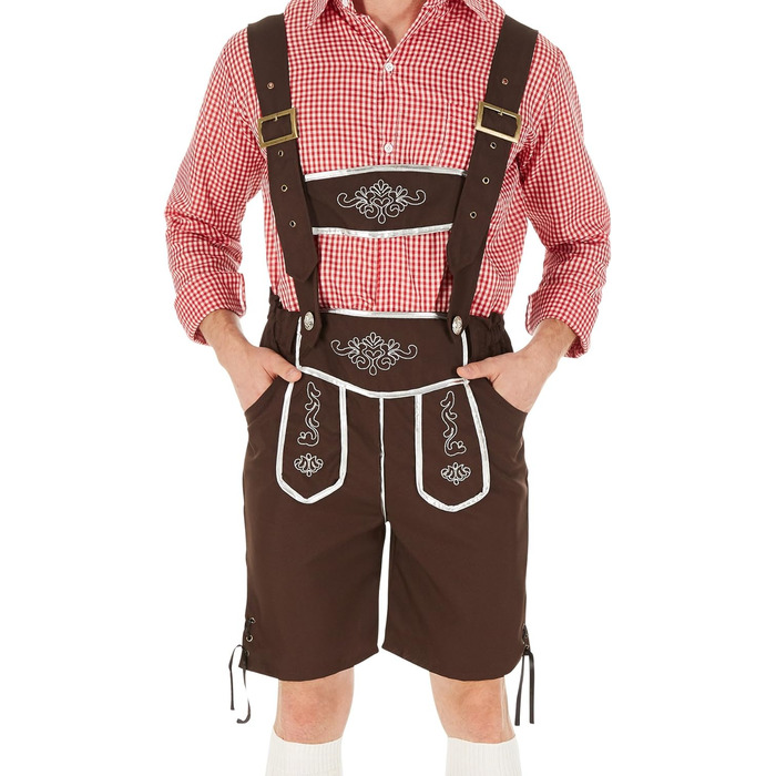 Костюм для чоловіків Dressforfun: Традиційний комплект з вишитим жилетом та стильною брюками