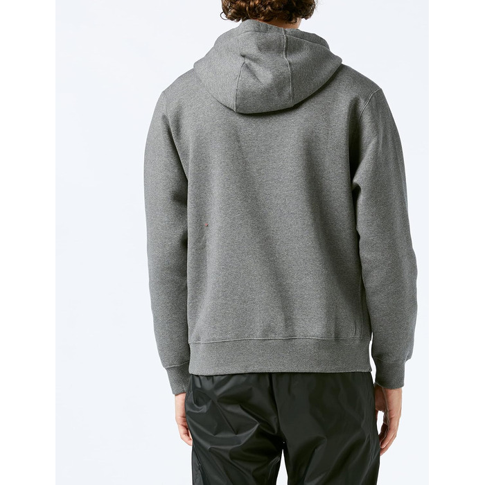 Чоловіча флісова кофта-худі Nike Park 20 з капюшоном та блискавкою, Charcoal Heather/White, розмір S
