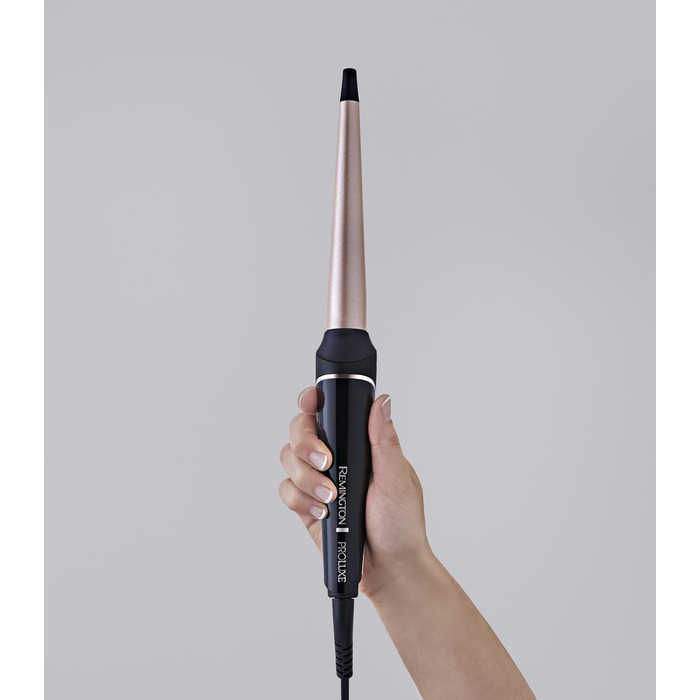 Випрямляч для волосся Remington PROluxe Midnight S9100B з керамічними пластинами 110 мм, цифровим дисплеєм та технологією OPTIheat (150-230°C)