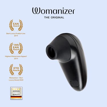 Womanizer Starlet - вібратор для жінок, стимулятор клітора, преміум-якість | 4 режими, тихий, водонепроникний, перезаряджається | Білий/Чорний