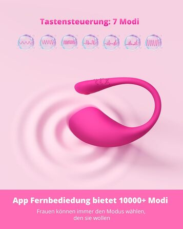 LOVENSE Lush 3: Вібратор для жінок G-точки з Bluetooth, 10000+ режимів, водонепроникний IPX7, силікон