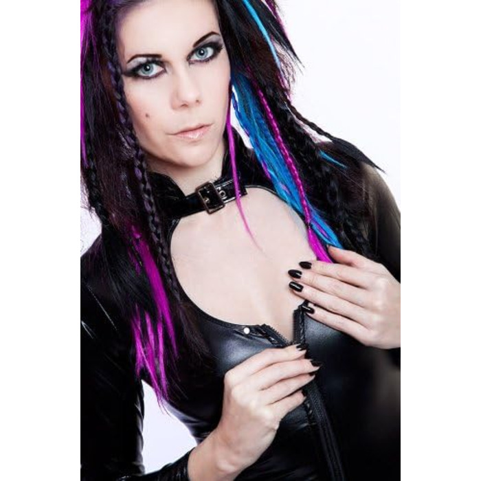 Комбінезон з лайкри YourFetishWorld з ефектом латексу - унісекс, чорний, розміри M, L, XL, XXL