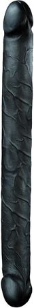 Двосторонній дилда Zooma Ultra-Long з реалістичного силікону, чорний