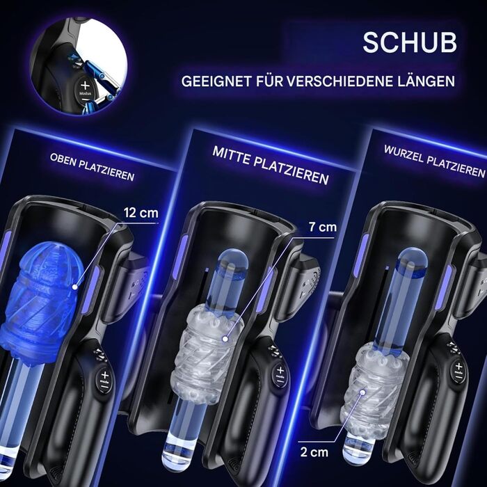 Електричний мастурбатор для чоловіків Leten з тримачем для телефону, подвійними ручками та набором аксесуарів