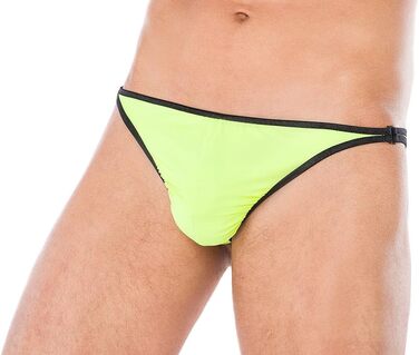 Сліп чоловічий Andalea, жовто-чорний, з гачком, еластичний, 4XL-5XL