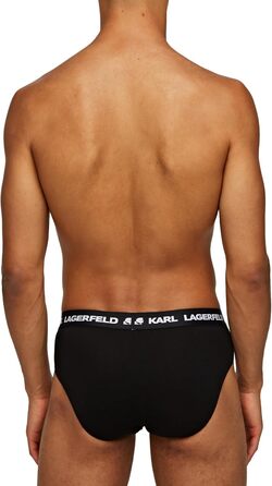 Чоловіча футболка Karl Lagerfeld з логотипом (X3), чорна (S, чорний/білий/сірий)