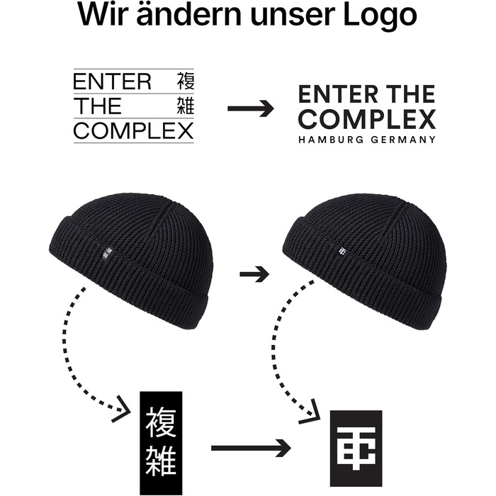 Шапка-біні Enter the Complex® Fisherman з 100% мериносової вовни, в'язана шапка-траулер унісекс, колір Petrol