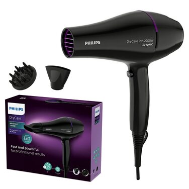 Фен для волосся Philips DryCare Pro BHD274/00 з потужним AC-двигуном, професійний