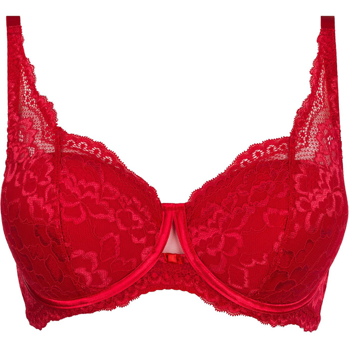 Axami Maisa - червоний жіночий бюстгальтер з мереживом, розмір 85C