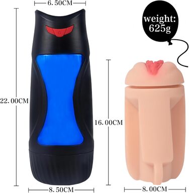 Масажер для чоловіків з 10 вібраціями та 2 режимами, 3D силікон, стимулятор пеніса