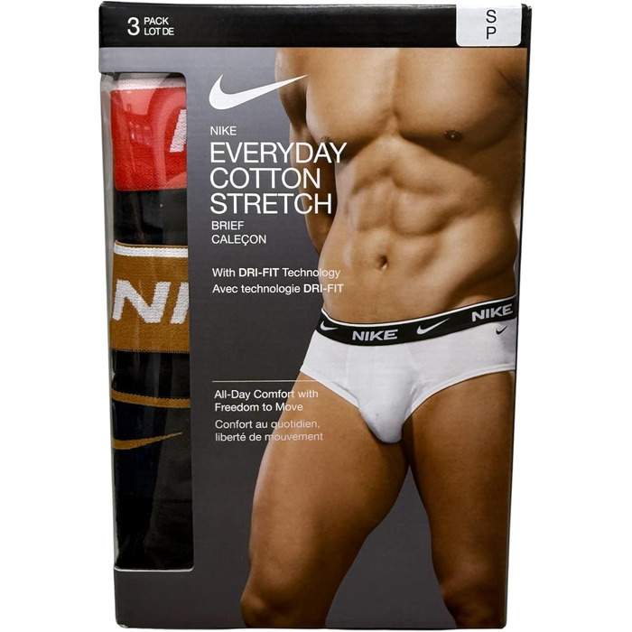 Труси боксер Nike чоловічі (XL, Ex1 - чорний, світло-полум'яний, пустельний охра)