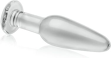 Анальні іграшки для дорослих: набір з 3 шт. (кришталь, конічної форми) для стимуляції G-точки, для жінок, чоловіків, пар