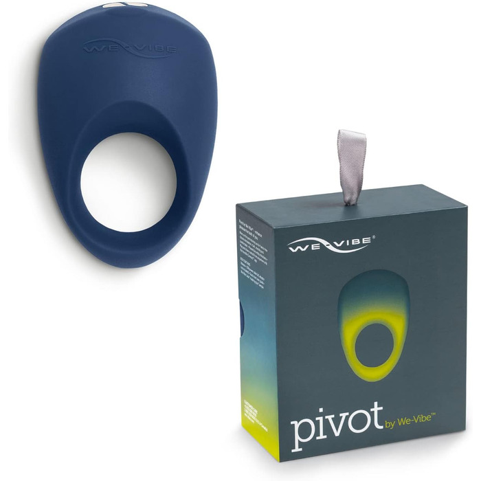 We-Vibe Pivot - вібруючий кільцевий масажер для чоловіків з силікону, Bluetooth, водонепроникний, блакитний
