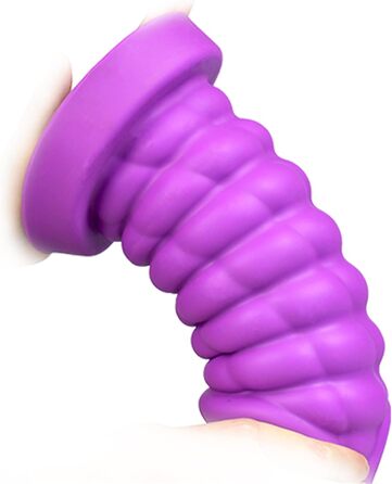 Анальний плаг Hrekssi XXL з великим діаметром, з сильним присоском, для стимуляції G-точки, анал-вагінальний мастурбатор, BDSM, еротичні іграшки для жінок, чоловіків та пар, блакитний