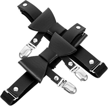 Затискач для панчіх Minkissy: регульований ремінь для ніг, стрічка-тримач, металевий, чорний