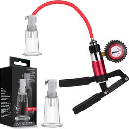 Вагінальна/Кліторальна помпа для жіночих інтимних процедур, силікон