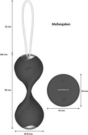 Vibratorei Lustfactor PEARLZ DeLuxe: Бездротовий вібратор із пультом керування для жіночої стимуляції | Зілікон, перезаряджається