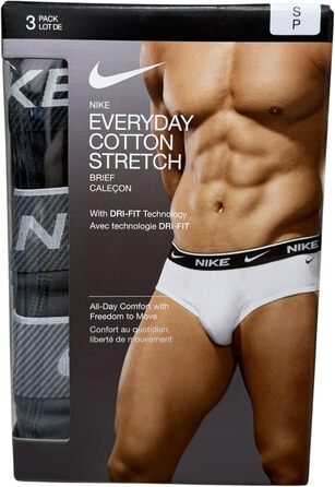 Труси боксер Nike для чоловіків (S, U91 - чорний, ірн. сірий, світло-сірий, швидковисихаючі)