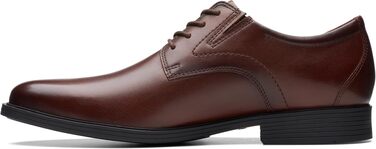 Чоловіча шкіряна кепка Clarks Whiddon, колір махагон (розмір 40 EU)