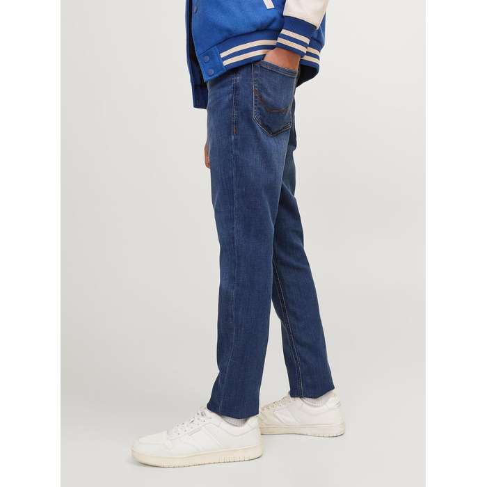 Дитячі джинси Jack & Jones Boy Slim Fit JJIGLENN синього кольору, розмір 152