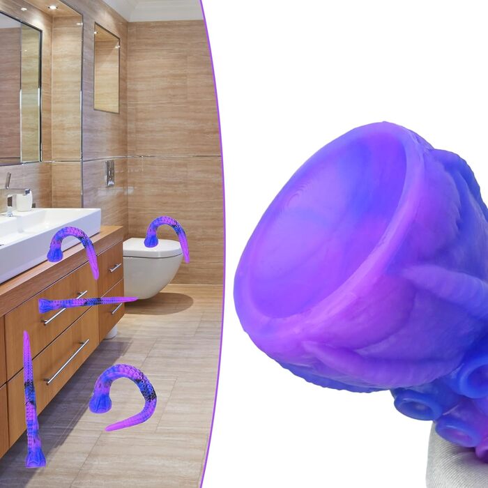 Анальний дилда SXOVO з силікону, щупальце, з присоском, довгий, для стимуляції G-точки та простати, для жінок, чоловіків та пар