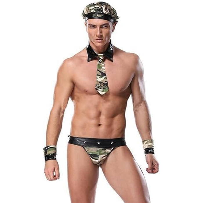 Сексуальні чоловічі костюми-сліпи, костюми для клубу, сексуальні костюми офіціанта, аксесуари для косплею, універсальний розмір