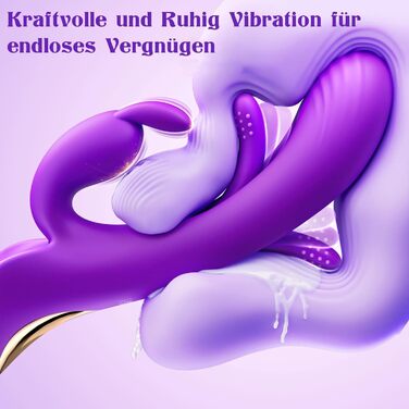 Вібратор для жінок G-spot з 7 режимами: вібратор клітора, секс-іграшка для пар, фіолетовий